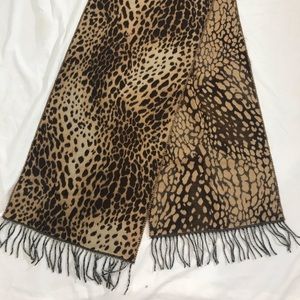 Lord & Taylor Scarf Animal Print